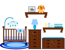 Baby boy Nursery Crib Changing | Clipart Panda - Free ...