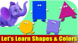 Let's Learn Shapes & Colors - Preschool Learning