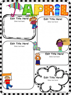 Kinder Alphabet: The Kissing Hand and Editable Newsletters ...