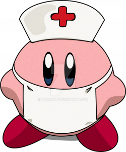 Kirby the nurse by lhamso on DeviantArt