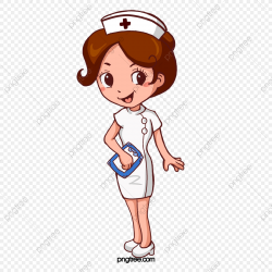 Cartoon Pretty Nurse, Cartoon Clipart, Nurse Clipart ...
