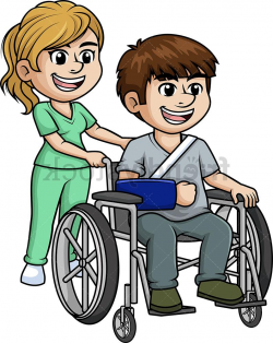 Best Free Nurse With Patient Clip Art Library » Free Vector ...