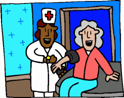 Nurse With Patient Clip Art | nurse_&_patient_09 clipart ...