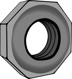 Hex Nut clip art Free vector in Open office drawing svg ...