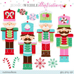 Nutcracker Cute Digital Clipart for Commercial or Personal Use, Christmas  Clipart, Christmas Graphics, Nutcracker Clipart