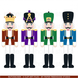 Nutcracker Clip Art Christmas and Holiday by ...