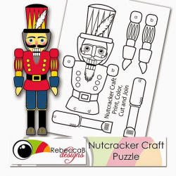 U printables by RebeccaB: FREE Printable - Nutcracker Craft ...