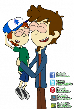 Dipper And Danny Pines : Smile REMAKE by VelociPRATTor | Gravity ...
