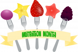 View Nutrition_Month_Fork_Banner.png Clipart - Free Nutrition and ...