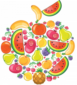 Fruits Clip Art on Behance | fruits in 2019 | Strawberry ...