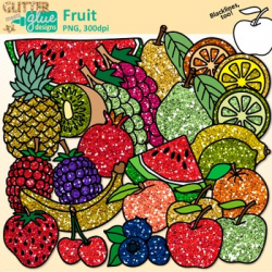 Fruit Clip Art: Food Group & Nutrition Graphics {Glitter Meets Glue}
