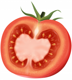 Tomato Half PNG Transparent Clip Art Image | Gallery Yopriceville ...