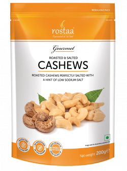 Roasted and Salted Cashews | Dry Fruits - Nuts | Rostaa