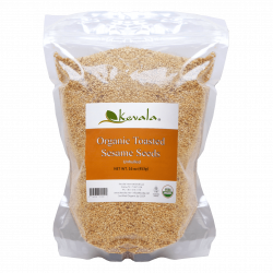 Organic Toasted Sesame Seeds (Unhulled) 16 oz – Kevala