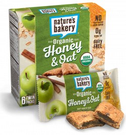 Organic Honey & Oat Bars - Apple Cinnamon | Nature's Bakery
