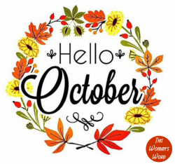 Hello October Clipart