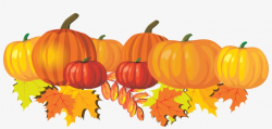 Cropped October Clip Art Clipart 2 Image - Fall Leaves And ...