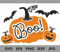 HALLOWEEN SVG printable clipart / BOO svg / pumpkin svg ...