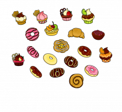 Free - Pastry Treats Coloured by Gormstar on DeviantArt