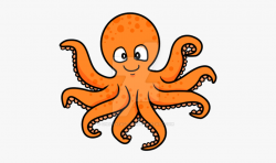 Clipart Octopus Wise - Octopus Cartoon Png #1042161 - Free ...