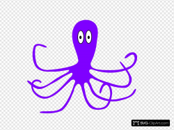 Octopus Lt Purple Clip art, Icon and SVG - SVG Clipart