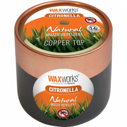 Waxworks Copper Top Citronella Candle | Bunnings Warehouse