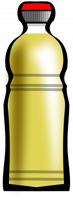 Clipart - Sun flower Oil Bottle