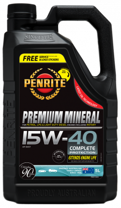 Penrite Premium Mineral Engine Oil 15W-40