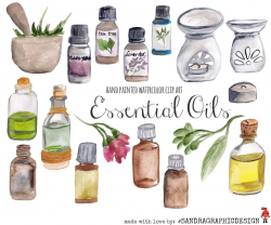New to SandraGraphicDesign on Etsy: Essential oils clip art ...