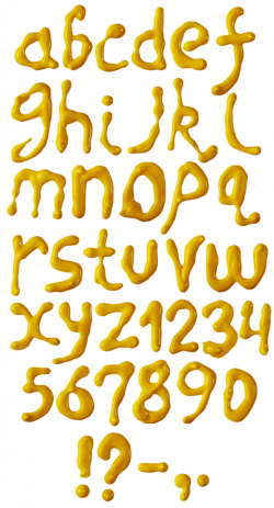 Oil Yellow Font - Handmadefont