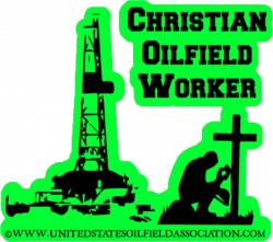 Christian Oilfield Worker Hard Hat Sticker – United States Oilfield ...