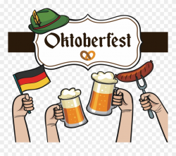 Beer Clip Art Celebrate - Oktoberfest Art - Png Download ...