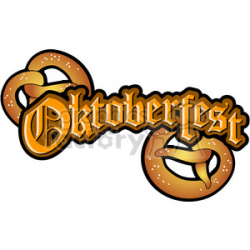 Oktoberfest Pretzel clipart. Royalty-free clipart # 387657