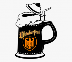 Beer Oktoberfest Alcohol Fall Germany Mug Foam - Black And ...