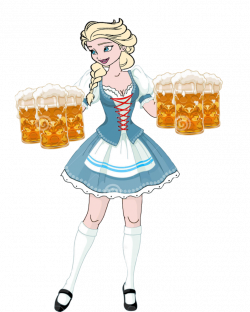 Queen Elsa as a Oktoberfest girl by Darthranner83 on DeviantArt
