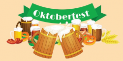 germany beer festival oktoberfest, bavarian in glass mug ...