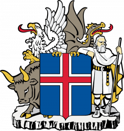 Coat of arms of Iceland - Island – Wikipedia | Symbols | Pinterest ...