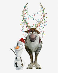 Frozen Clipart Oluf - Olaf And Sven Christmas PNG Image ...