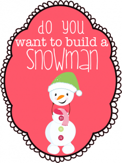 Jedi Craft Girl: Do you want to build a snowman?printable ...