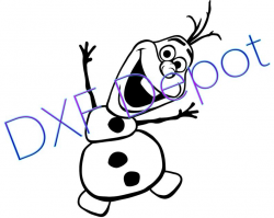 Olaf - Frozen - DXF - Vector Art - Clip Art - Png - AI - Jpeg - Pdf -  Cricut - Laser Cutting Files