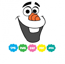 Disney Frozen Olaf Snowman-SVG-DXF-PNG-Jpeg-pdf-Digital File  Download-Vector Cut File-Silhouette Cricut Design-Vinyl Decal-Heat Transfer