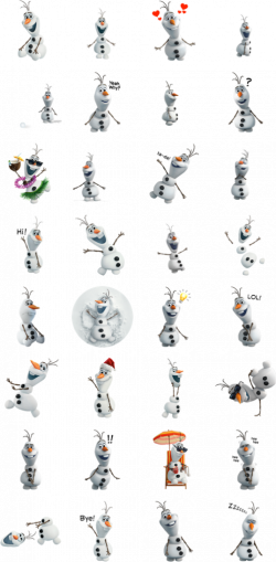 Olaf Stickers | Anything Disney/ Non Disney | Pinterest | Olaf ...