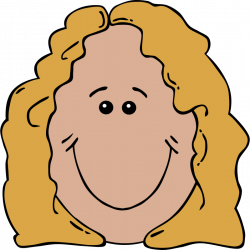Animated clipart smiling old woman collection