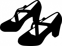 Flamenco Dance Black Female Shoes Svg Png Icon Free Download (#15366 ...