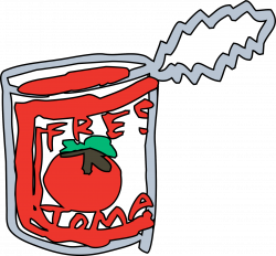 Clipart - Tomato can