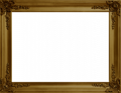 Old picture frame png