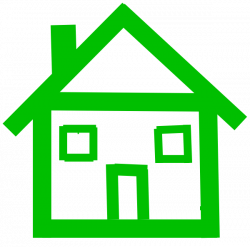 Green Stick House Clip Art at Clker.com - vector clip art online ...
