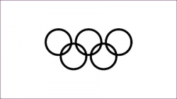 Olympic rings clip art black | Clipart Panda - Free Clipart ...