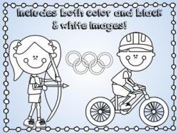 Olympic Sports Cute Kids Clipart