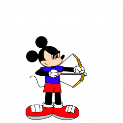Mickey doing Archery at 2016 Olympic Games by MarcosPower1996 on ...